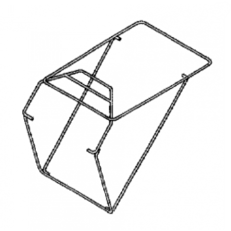 Cadre pour toile de bac de ramassage HRX537 C3 à C7 HONDA