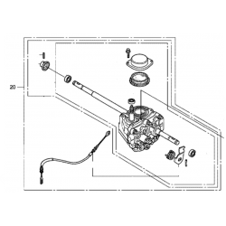 Boitier de traction 04200VH7325 HONDA HRX537 C à C7 HXE/HYE