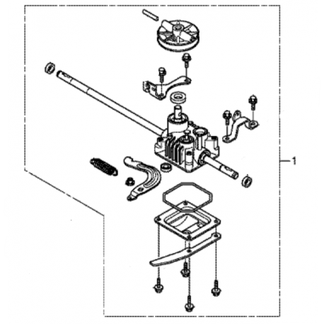 Boitier de traction 20001VL0M90 HONDA HRX476c1-c2-XB VKE / VKEA / VYE / VYEA