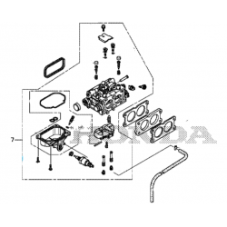 Carburateur HONDA BK05P pour GXV690 - HF2625