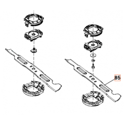 Lame droite 580983401 Husqvarna TC238 - TC338