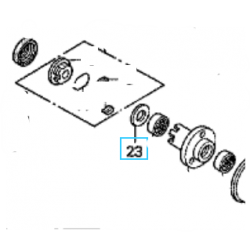 Rondelle 16mm pour cliquet roue arrière UM536 HONDA