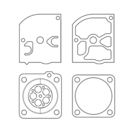 Kit joints carburateur H226 pour 525BX HUSQVARNA