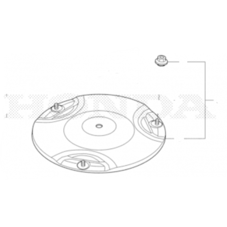 Plateau de coupe robot tondeuse Miimo HONDA HRM300 - HRM500