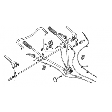 câble d'embrayage F560 K6 / K7 HONDA