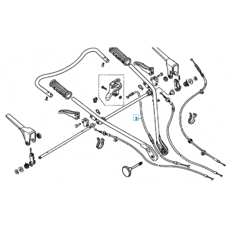 câble d'accélérateur F560 K6 / K7 HONDA