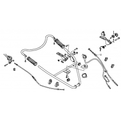 câble d'embrayage F501 K6 K7 HONDA