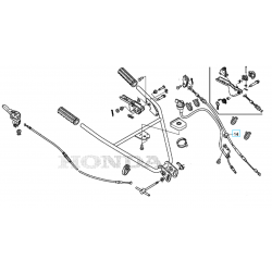 câble d'embrayage FJ500 HONDA