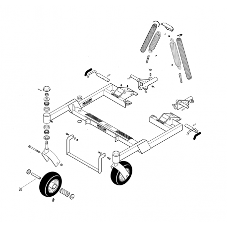 Axe 5714-3 WALKER