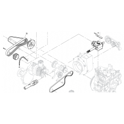 Courroie double PTO 7230 WALKER