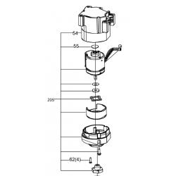 Moteur de coupe robot KRESS KR120E - KR121E - KR122E - KR123E