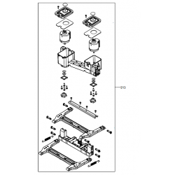 Ensemble moteurs de coupe robot KRESS KR133E - KR136E - KR233E