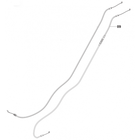 Câble de traction 598861601 HUSQVARNA LC151S LC153S