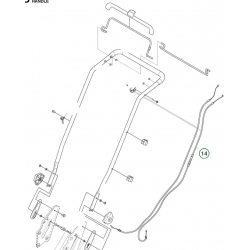 Câble de traction 582105201 HUSQVARNA LC247 - LC253 - LC347 - LC353