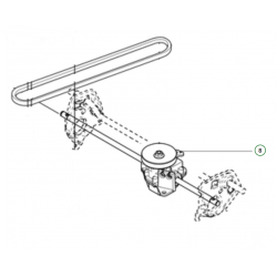 Boitier de traction 589693001 Husqvarna LC253S