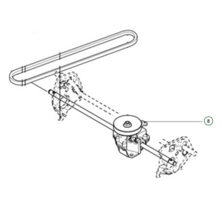 Boitier de traction 589693001 Husqvarna LC253S